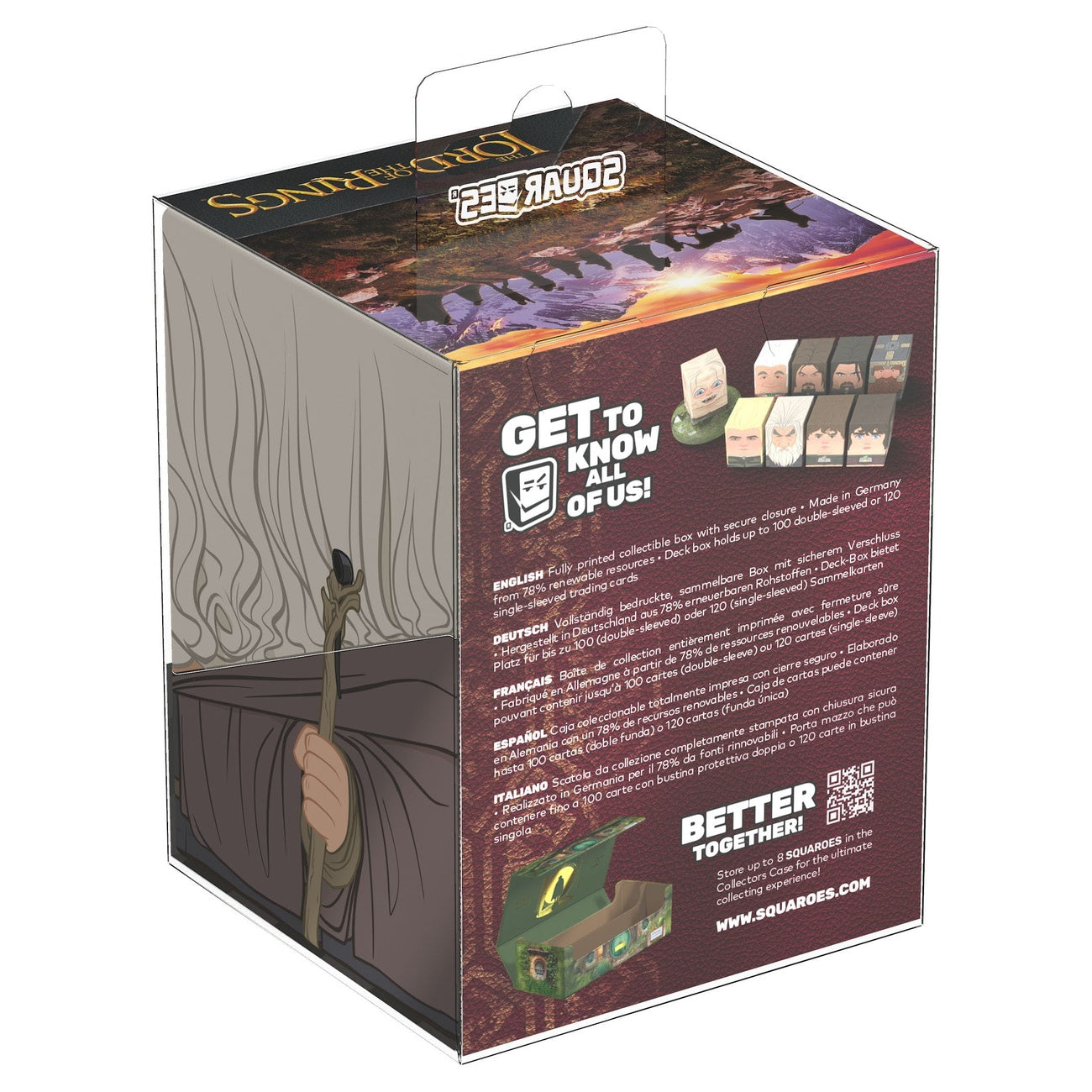 Produktbild Gandalf der Graue Sammelkartenbox Ultimate Guard - Der Herr der Ringe