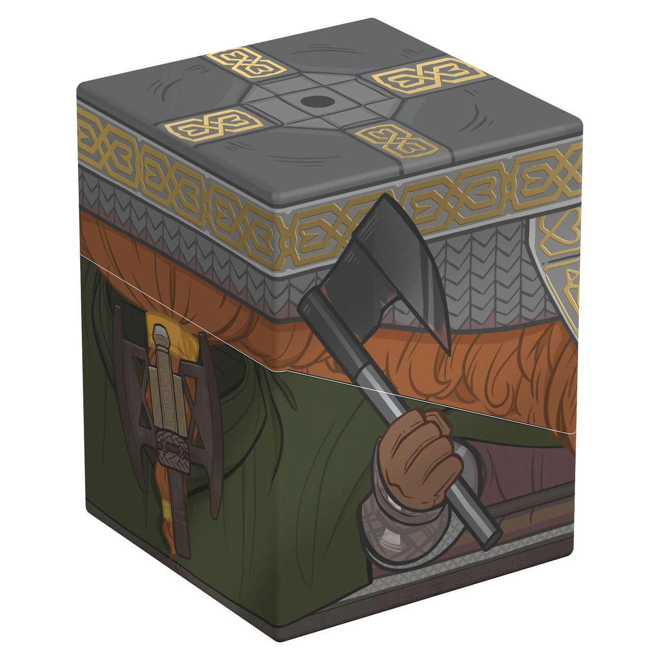 Immagine del prodotto Scatola per carte da collezione Gimli Ultimate Guard - Il Signore degli Anelli