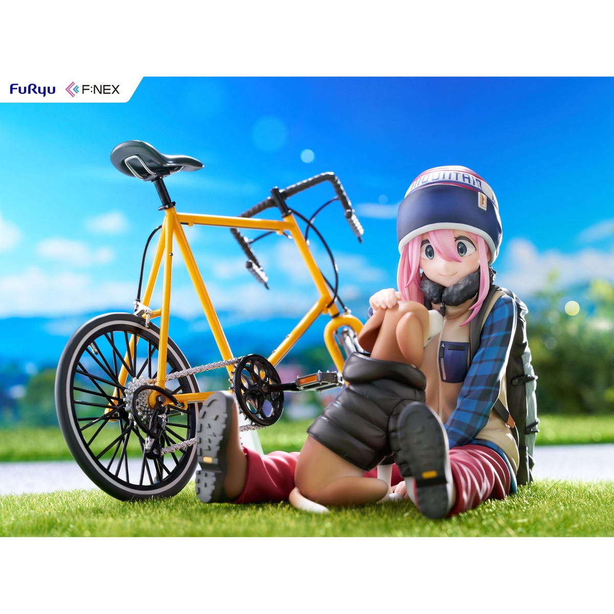 Immagine del prodotto Laid Back Camp F:NEX Statua in PVC 1/7 Nadeshiko Kagamihara 13 cm