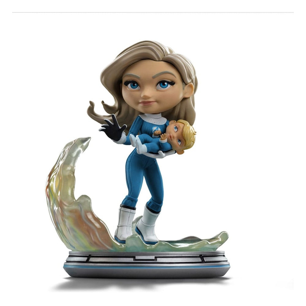 Produktbild Fantastic Four Mini Co. PVC Figur Invisible Woman and Franklin 15 cm