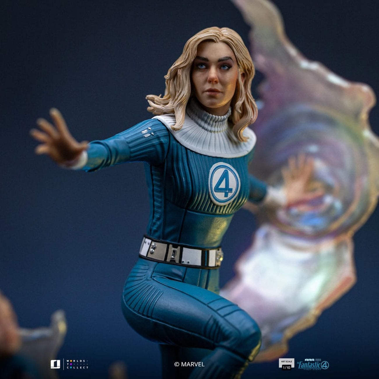 Image produit Fantastic Four Statue Art Scale 1/10 Invisible Woman et Franklin 28 cm