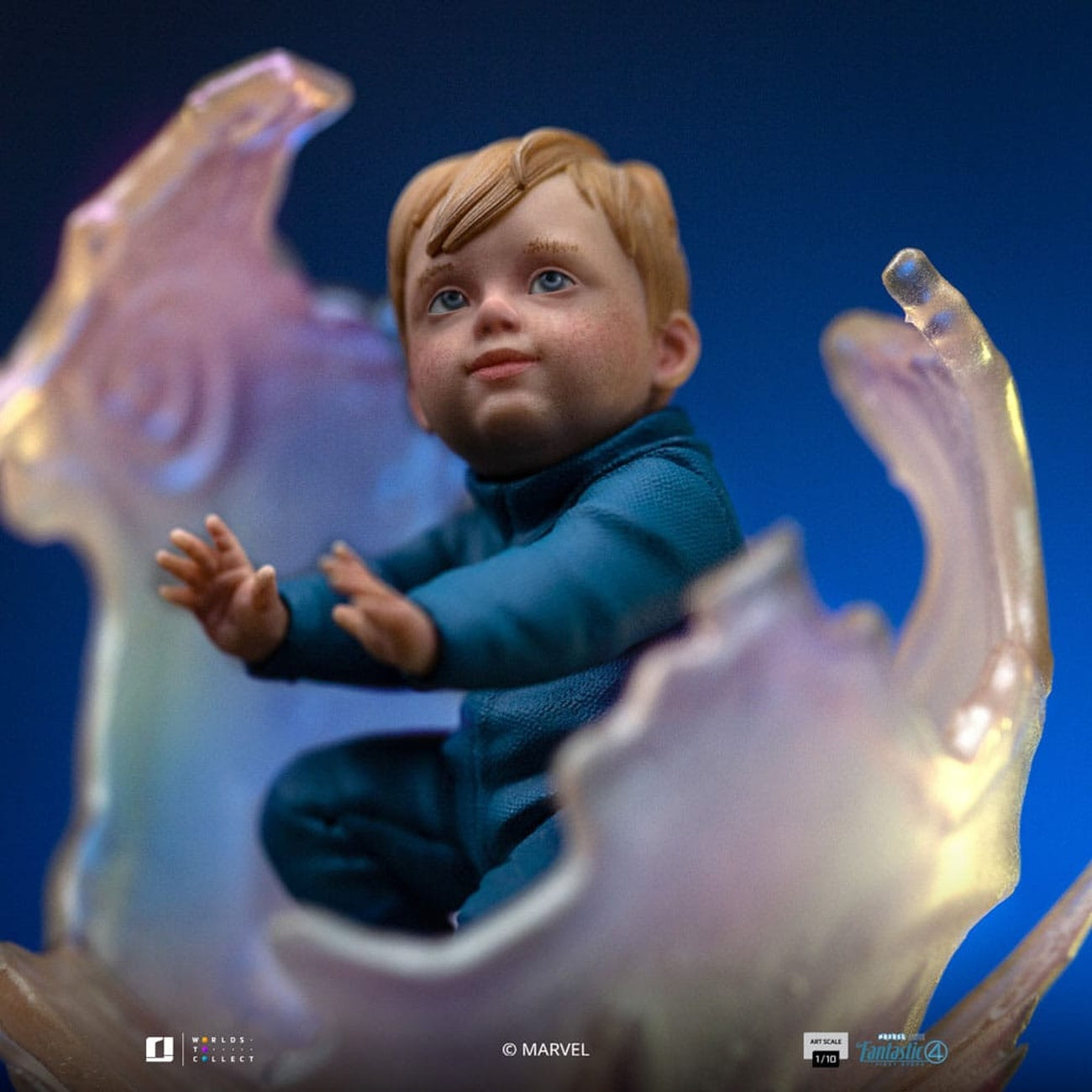 Image produit Fantastic Four Statue Art Scale 1/10 Invisible Woman et Franklin 28 cm