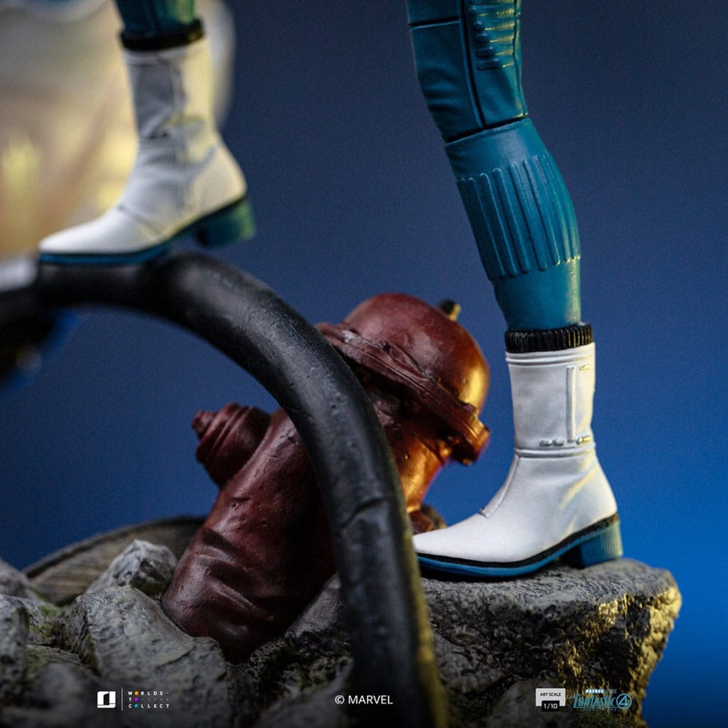 Immagine del prodotto Fantastic Four Statua Art Scale 1/10 Invisible Woman e Franklin 28 cm