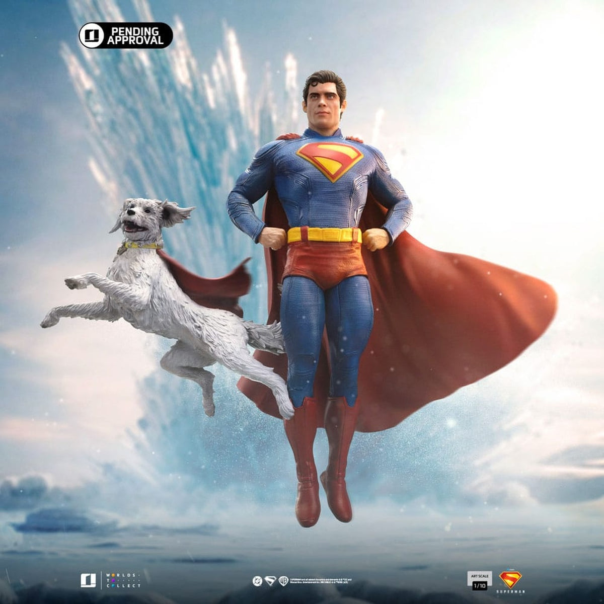 Immagine del prodotto Superman Legacy Statua Art Scale 1/10 Superman & Krypto 32 cm