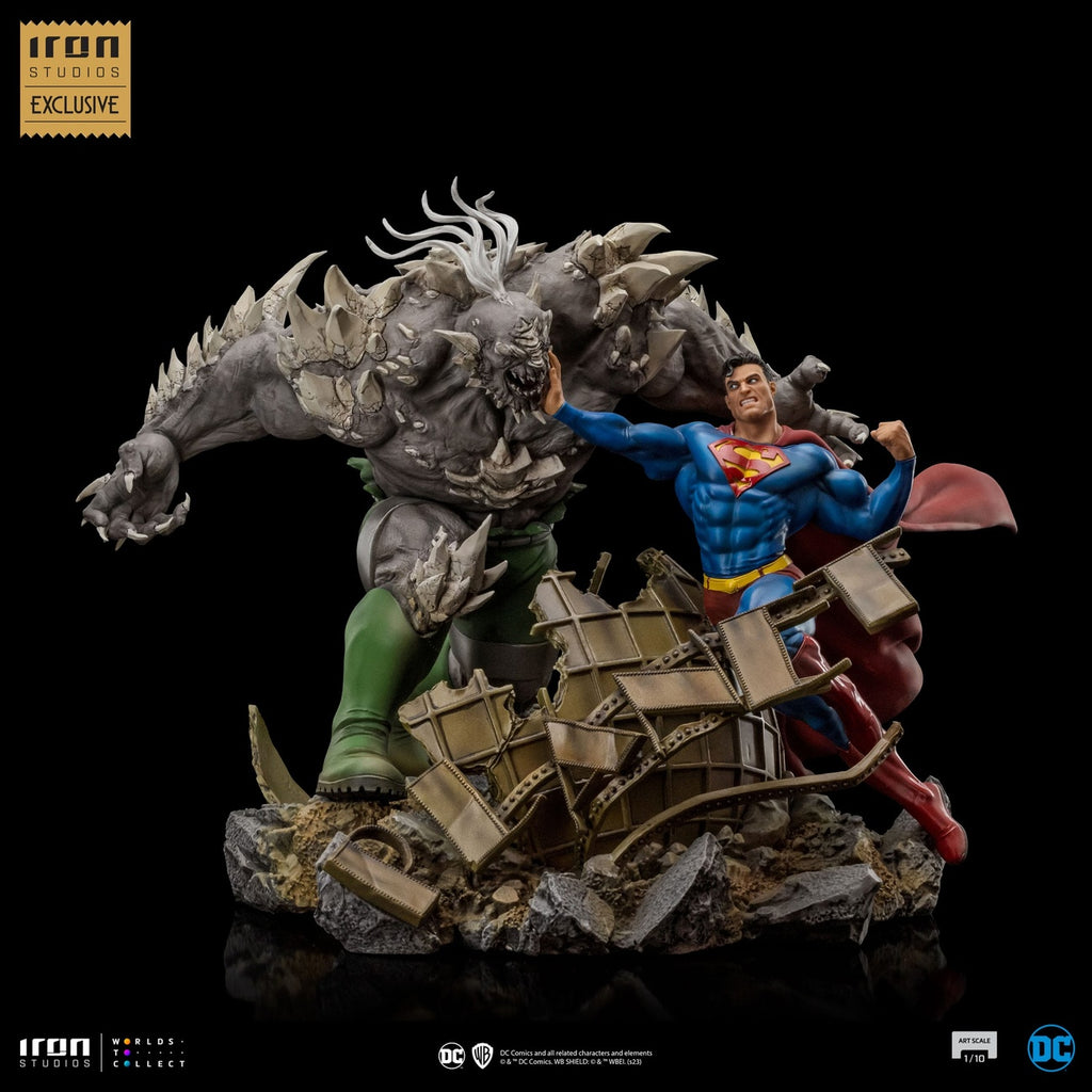 Image produit DC Comics BDS Art Scale Statue 1/10 Superman vs Doomsday heo EU Exclusive 30 cm