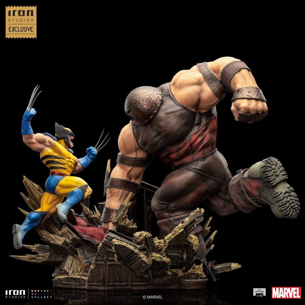 Image produit Marvel BDS Art Scale Statue 1/10 Wolverine vs Juggernaut heo EU Exclusive 30 cm