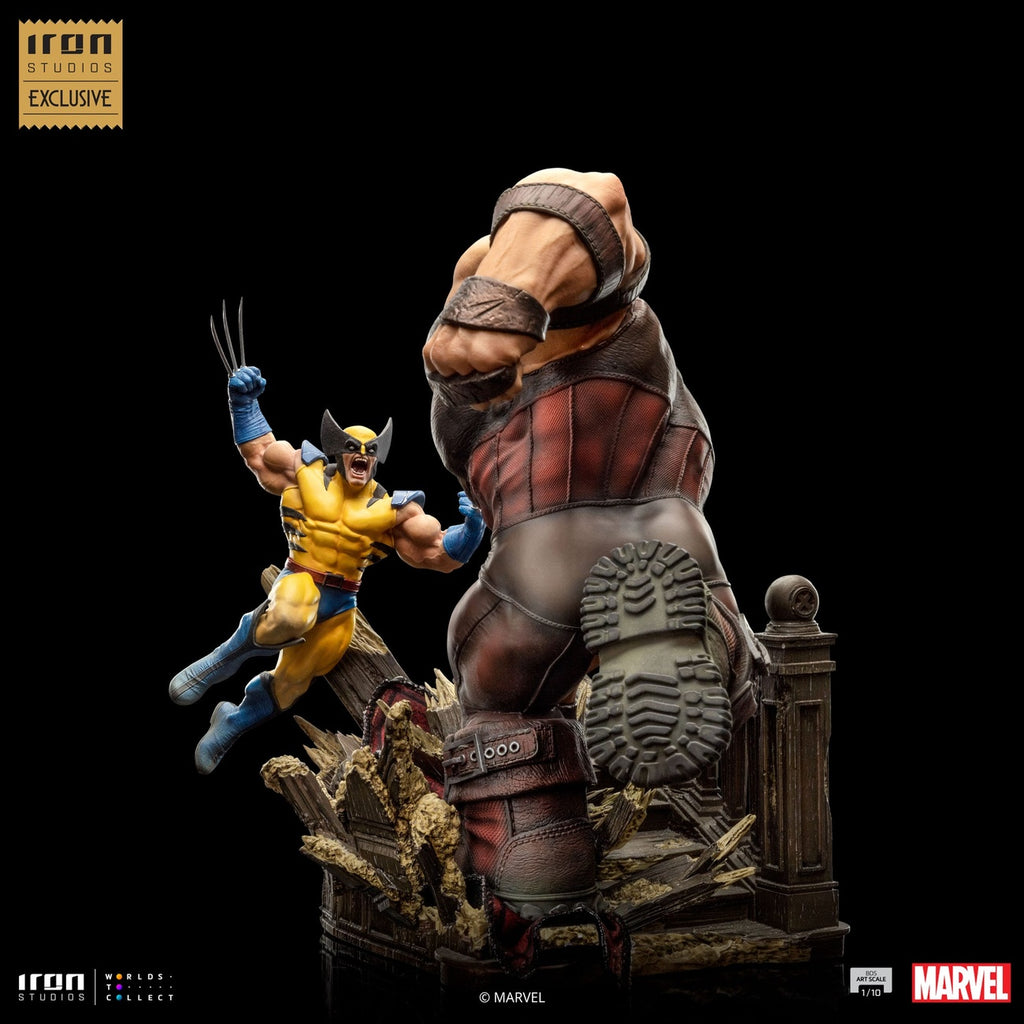 Image produit Marvel BDS Art Scale Statue 1/10 Wolverine vs Juggernaut heo EU Exclusive 30 cm
