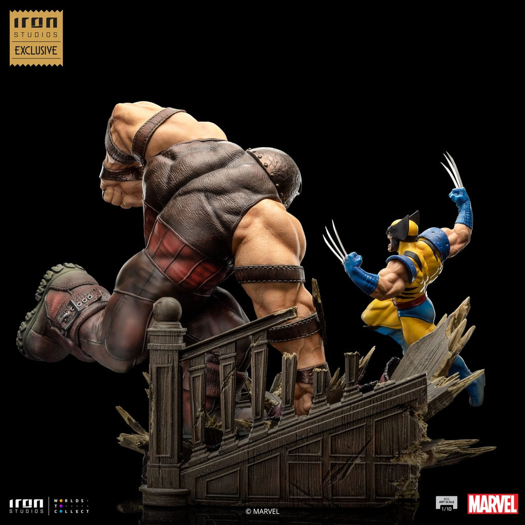 Image produit Marvel BDS Art Scale Statue 1/10 Wolverine vs Juggernaut heo EU Exclusive 30 cm