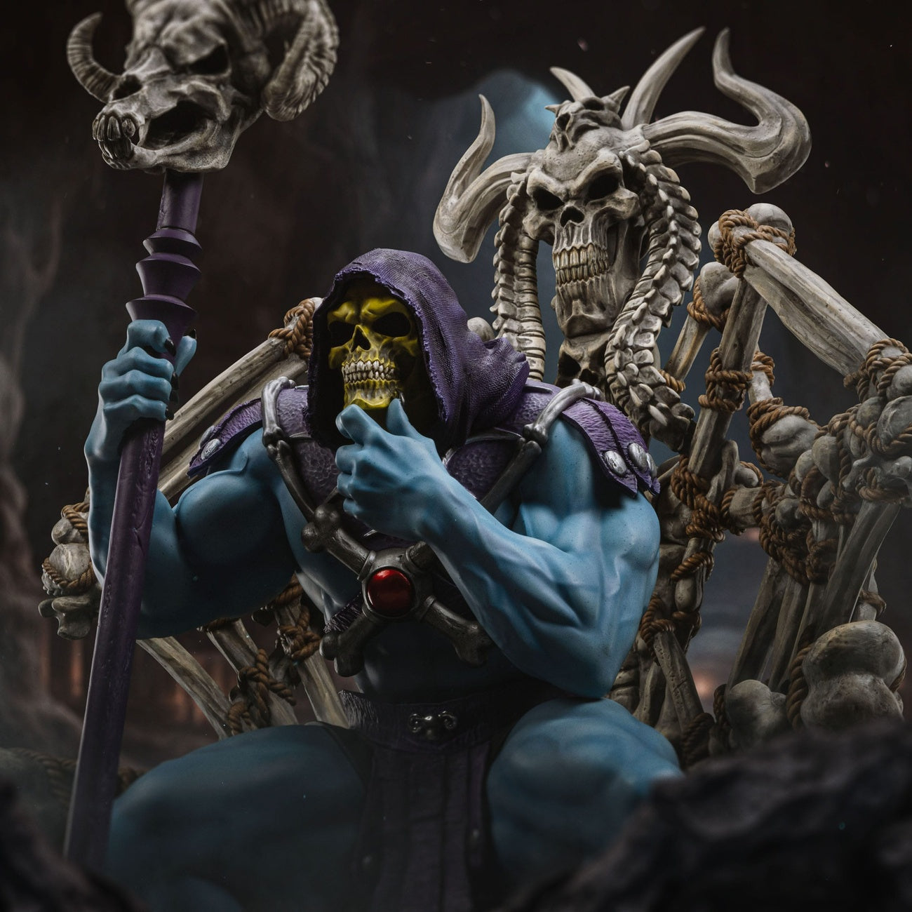 Image produit Masters of the Universe Statue Prime Scale 1/3 Skeletor 10e Anniversaire Ver. 67 cm