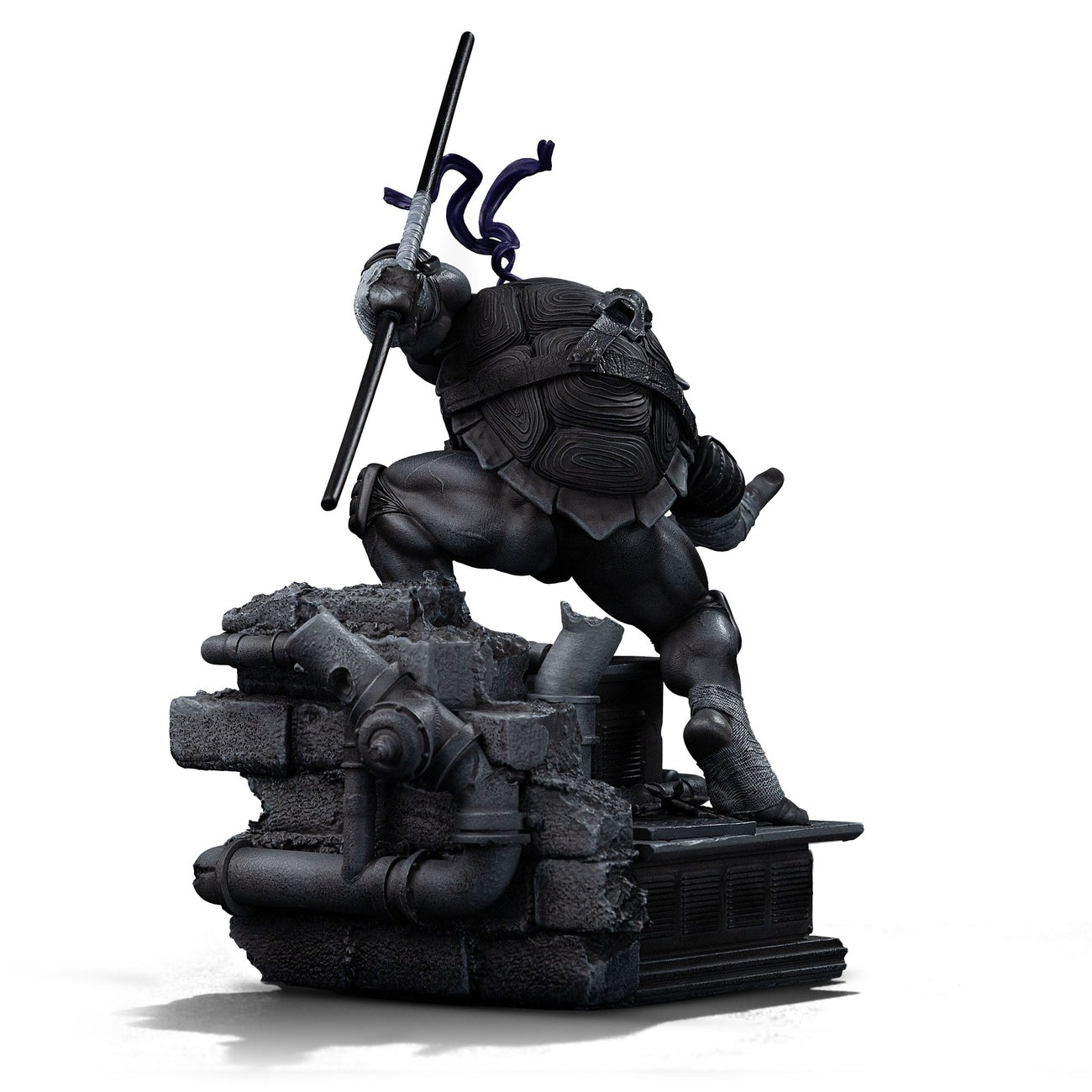 Image produit Teenage Mutant Ninja Turtles Statue Art Scale 1/10 Donatello Variante Noir et Blanc 26 cm heo exclusive