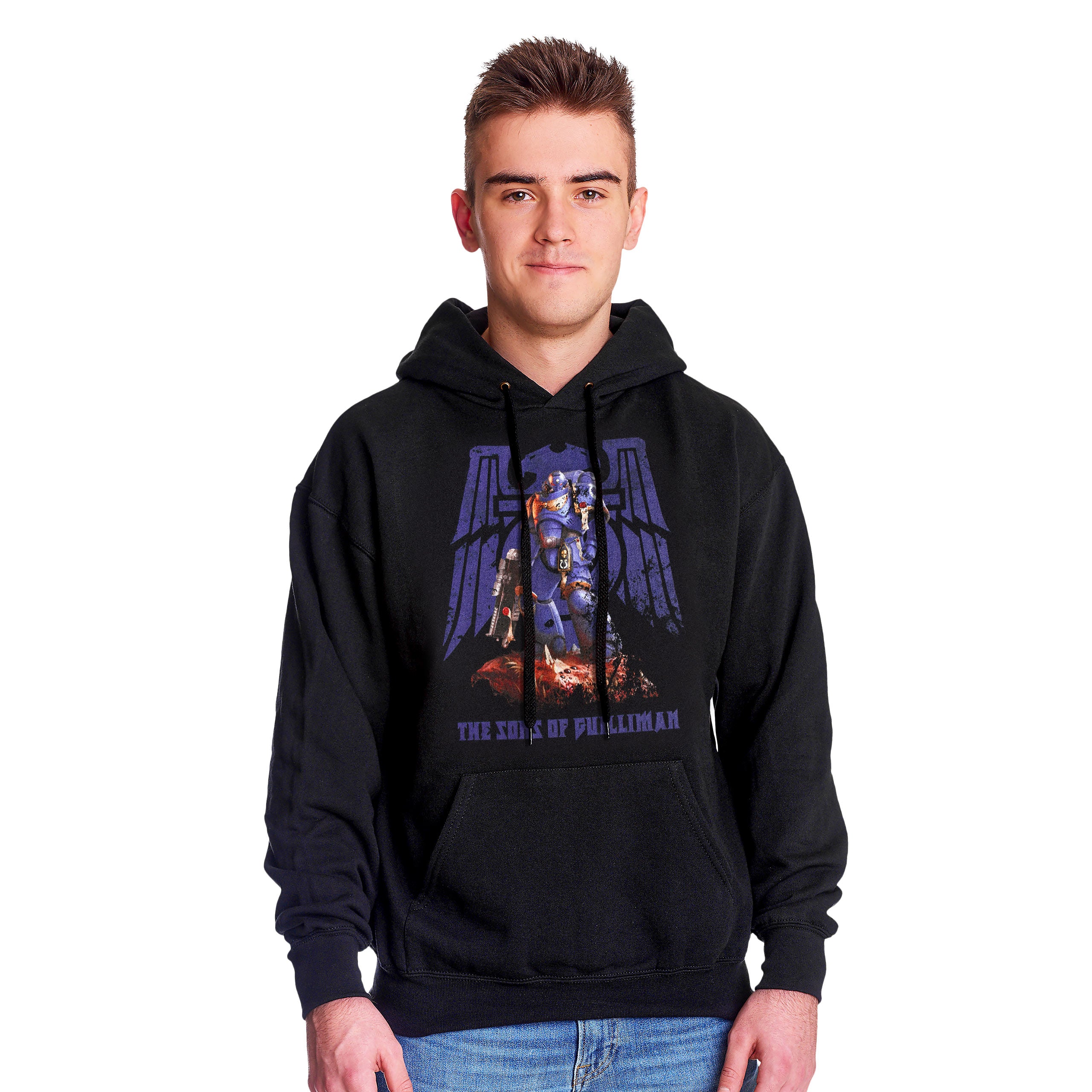 Immagine del prodotto Warhammer - Felpa con cappuccio Space Marines nera