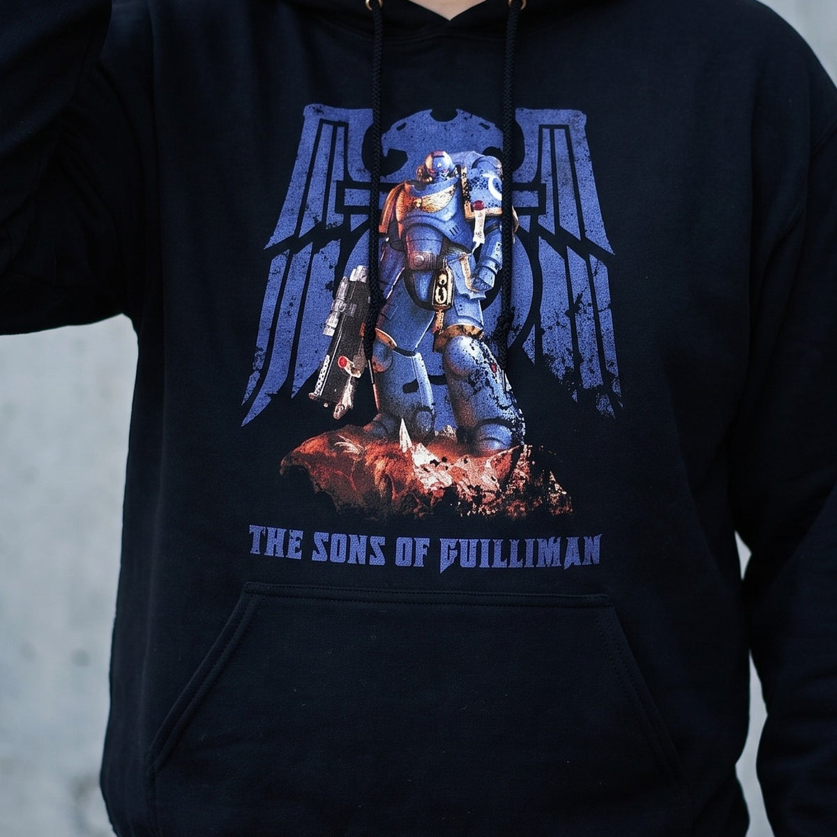 Immagine del prodotto Warhammer - Felpa con cappuccio Space Marines nera
