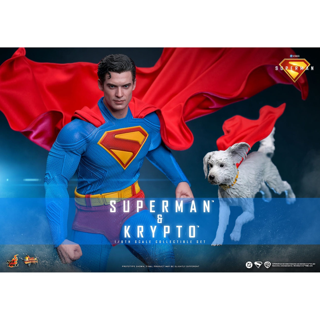 Produktbild Superman (2025) Movie Masterpiece Actionfigur 1/6 Superman & Krypto 33 cm