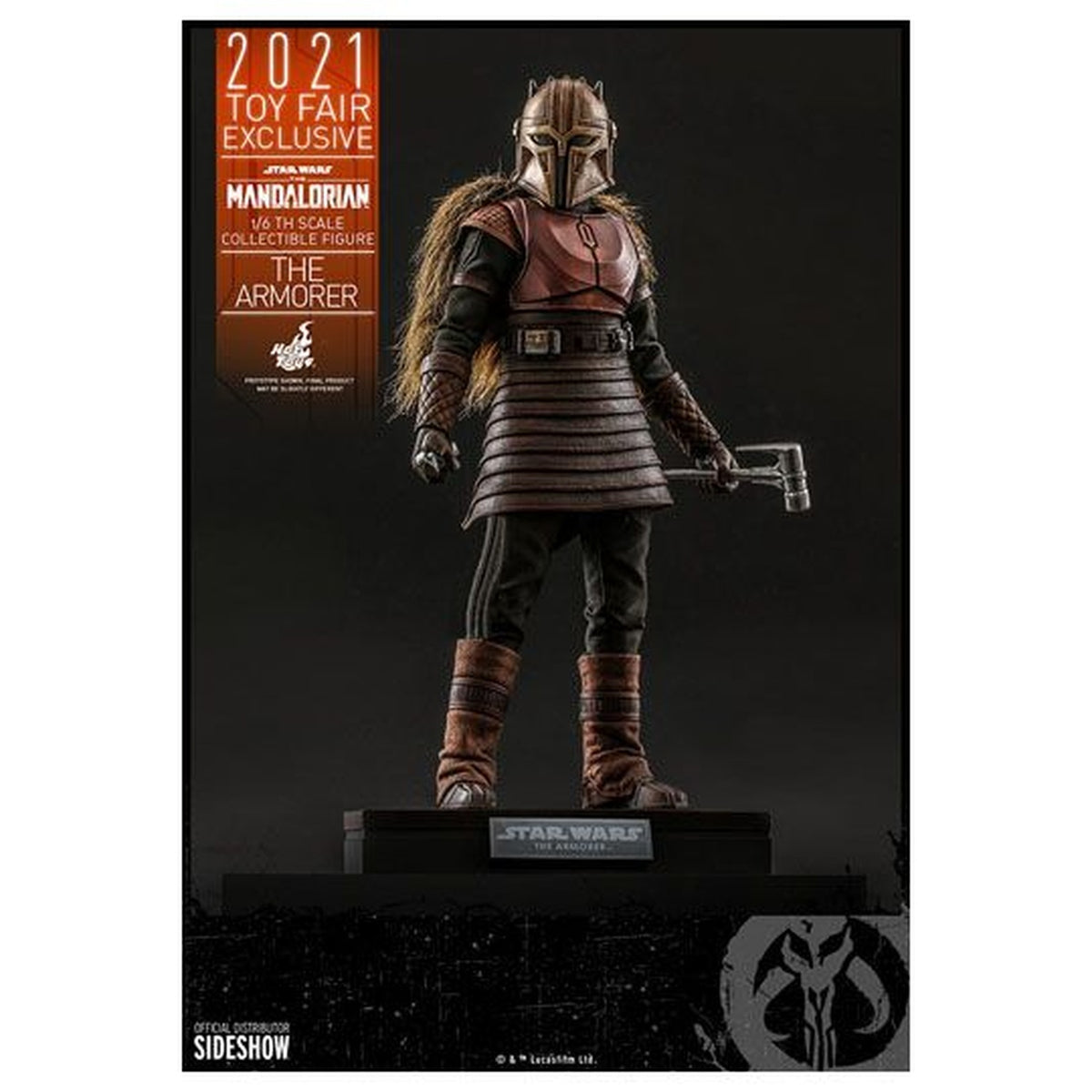 Immagine del prodotto Star Wars The Mandalorian Action figure 1/6 The Armorer 2021 Toy Fair Exclusive 29 cm