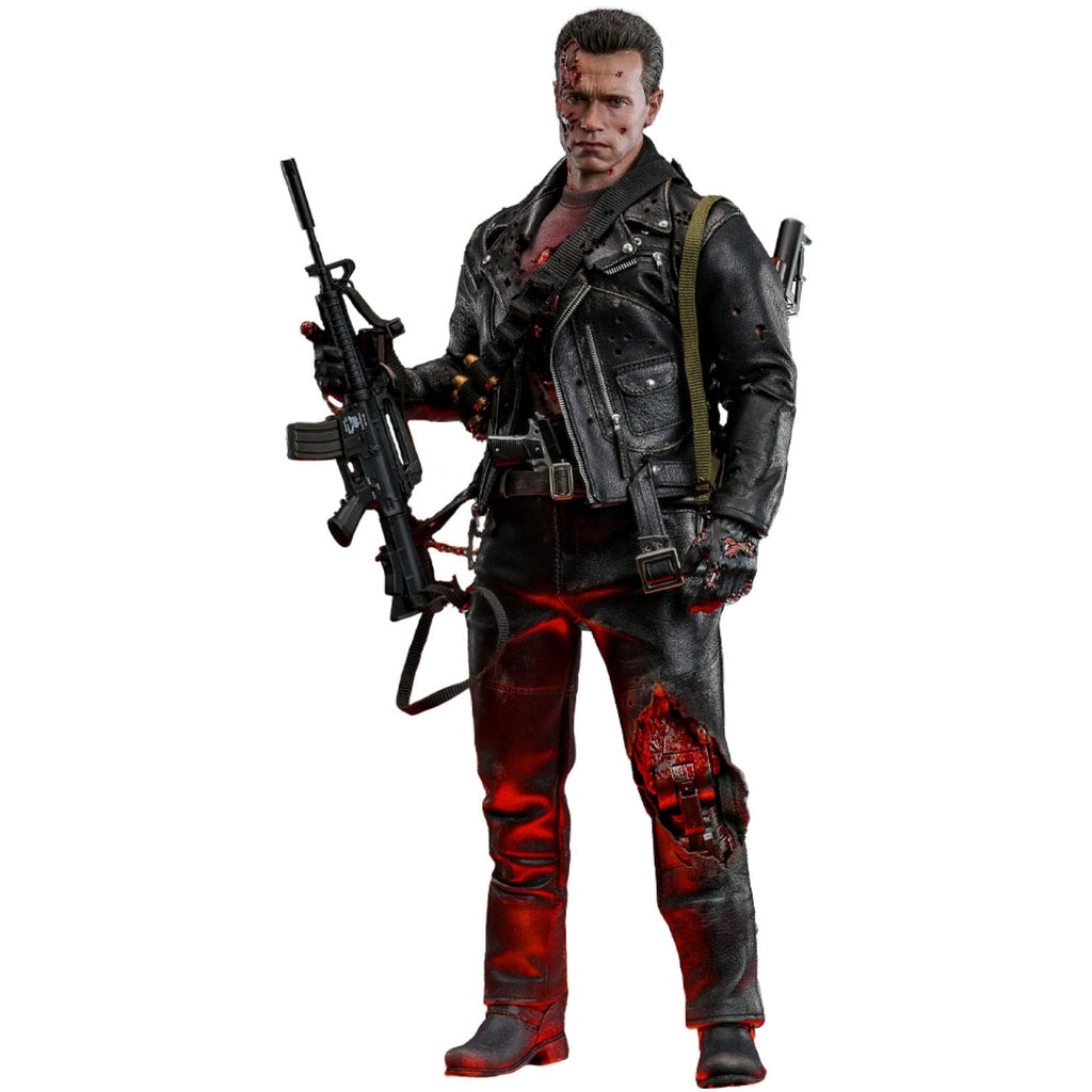 Produktbild Terminator 2 Movie Masterpiece Actionfigur 1/6 T-800 Battle Damaged Version 2.0 32 cm