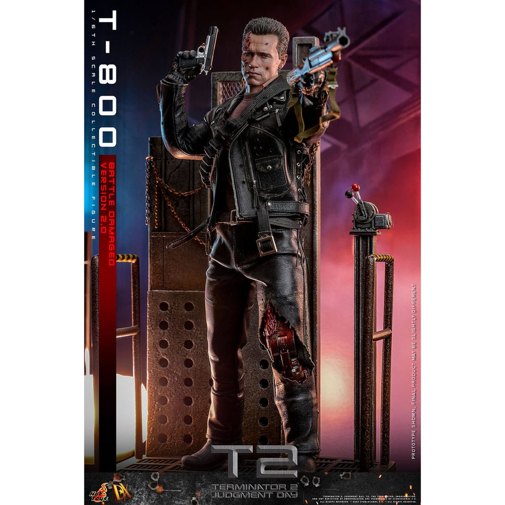 Produktbild Terminator 2 Movie Masterpiece Actionfigur 1/6 T-800 Battle Damaged Version 2.0 32 cm