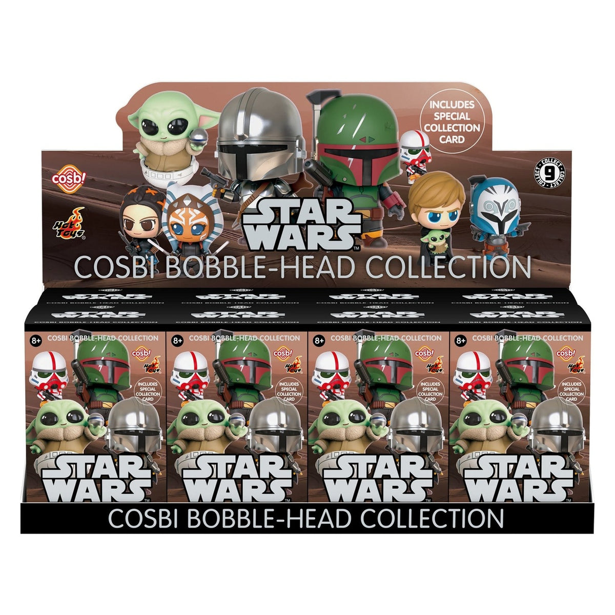 Image produit Star Wars Cosbi Mini-figurines Série 1 8 cm Blind Box Display (8)