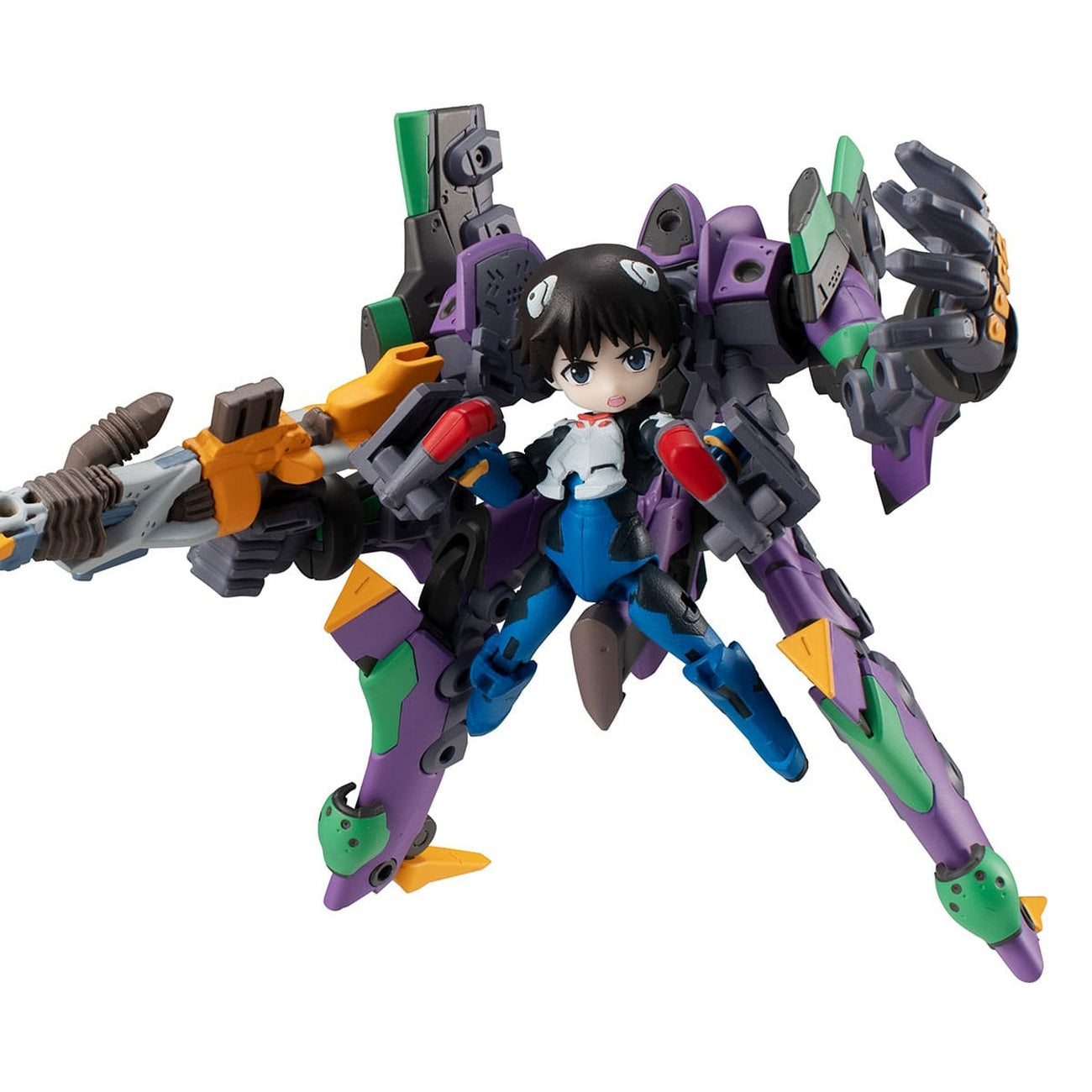 Immagine del prodotto Evangelion Action figure Desktop Army Shinji Ikari & Evangelion Unit-01 New Theatrical Edition 15 cm
