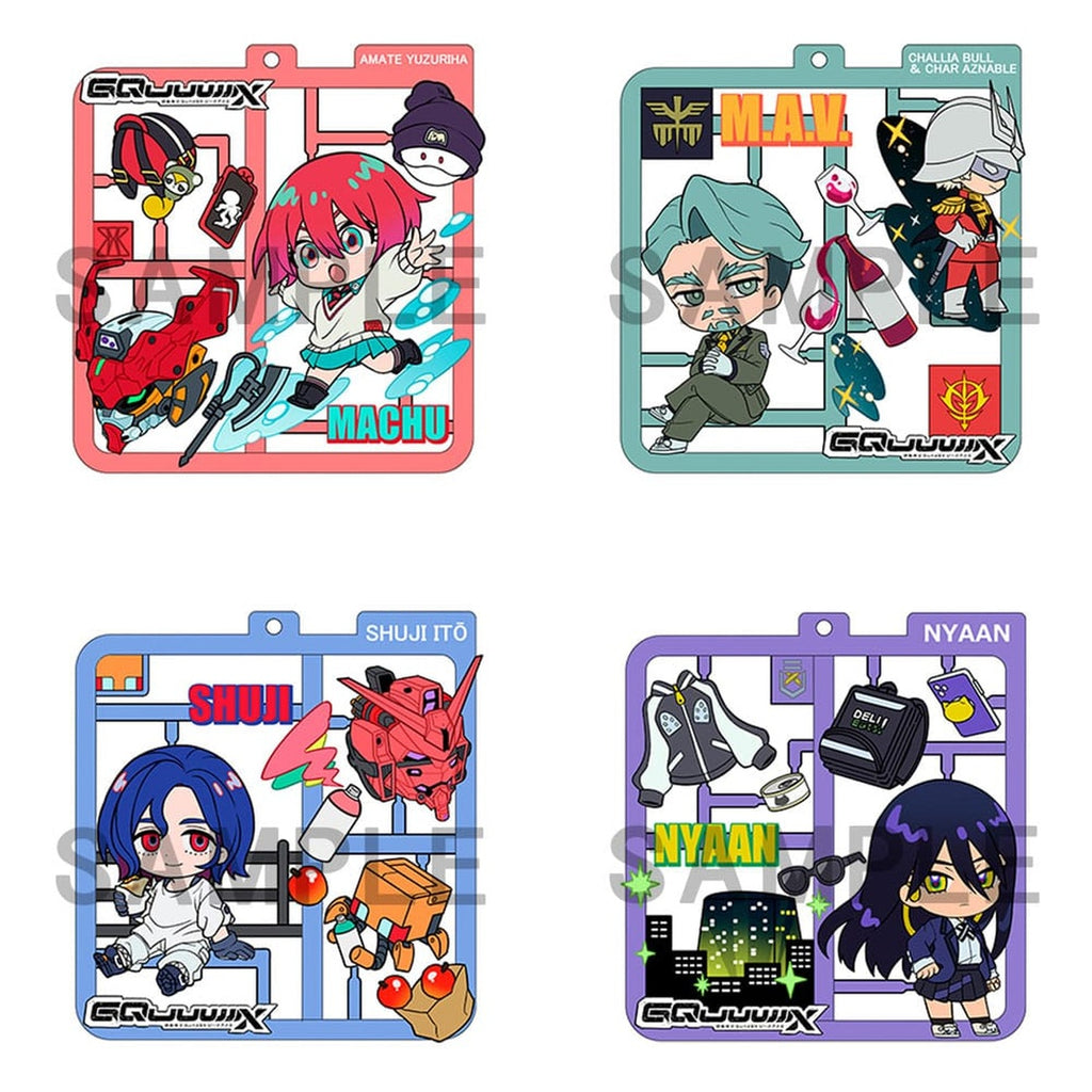 Immagine del prodotto Mobile Suit Gundam GQuuuuuuX Plat Collection assortimento di ciondoli (4)
