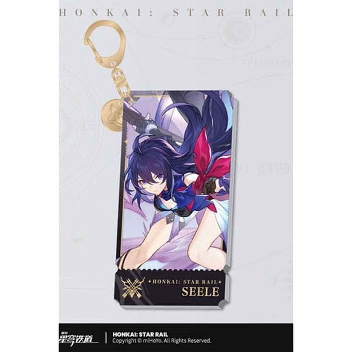 Immagine del prodotto Portachiavi acrilico personaggio Honkai: Star Rail Seele 9 cm
