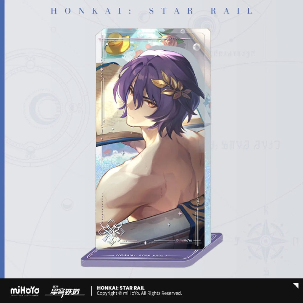 Immagine del prodotto Honkai: Star Rail Light Cone ornamento in acrilico con glitter: Dr. Ratio Baptism of Pure Thought 15 cm