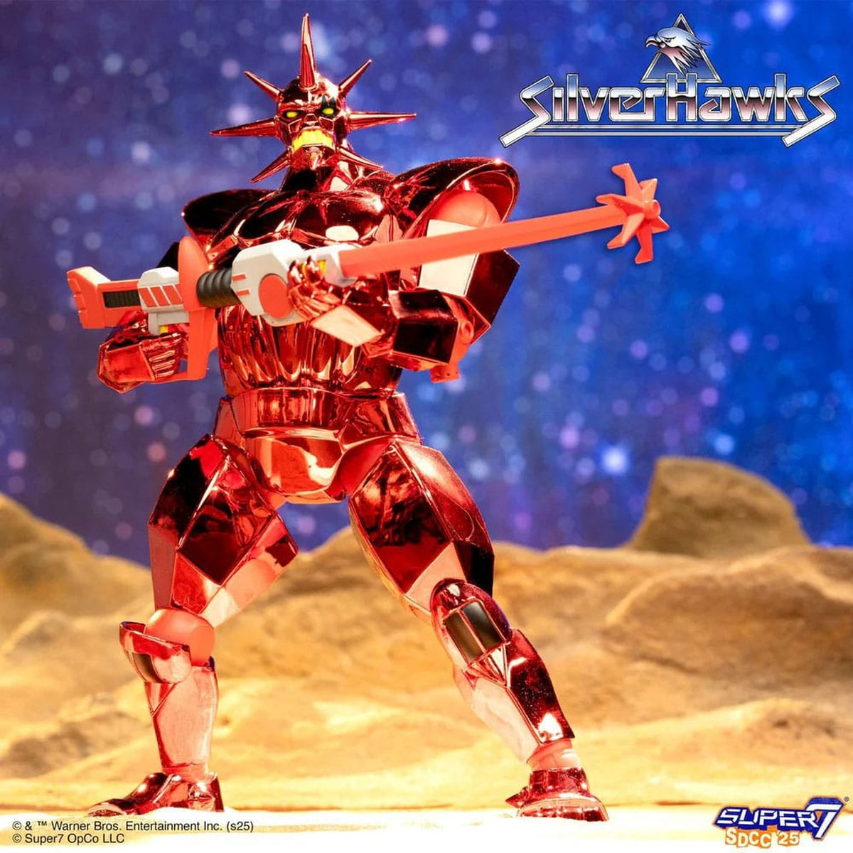 Immagine del prodotto SilverHawks Ultimates action figure Mon*Star Metallic Vac Metal 18 cm