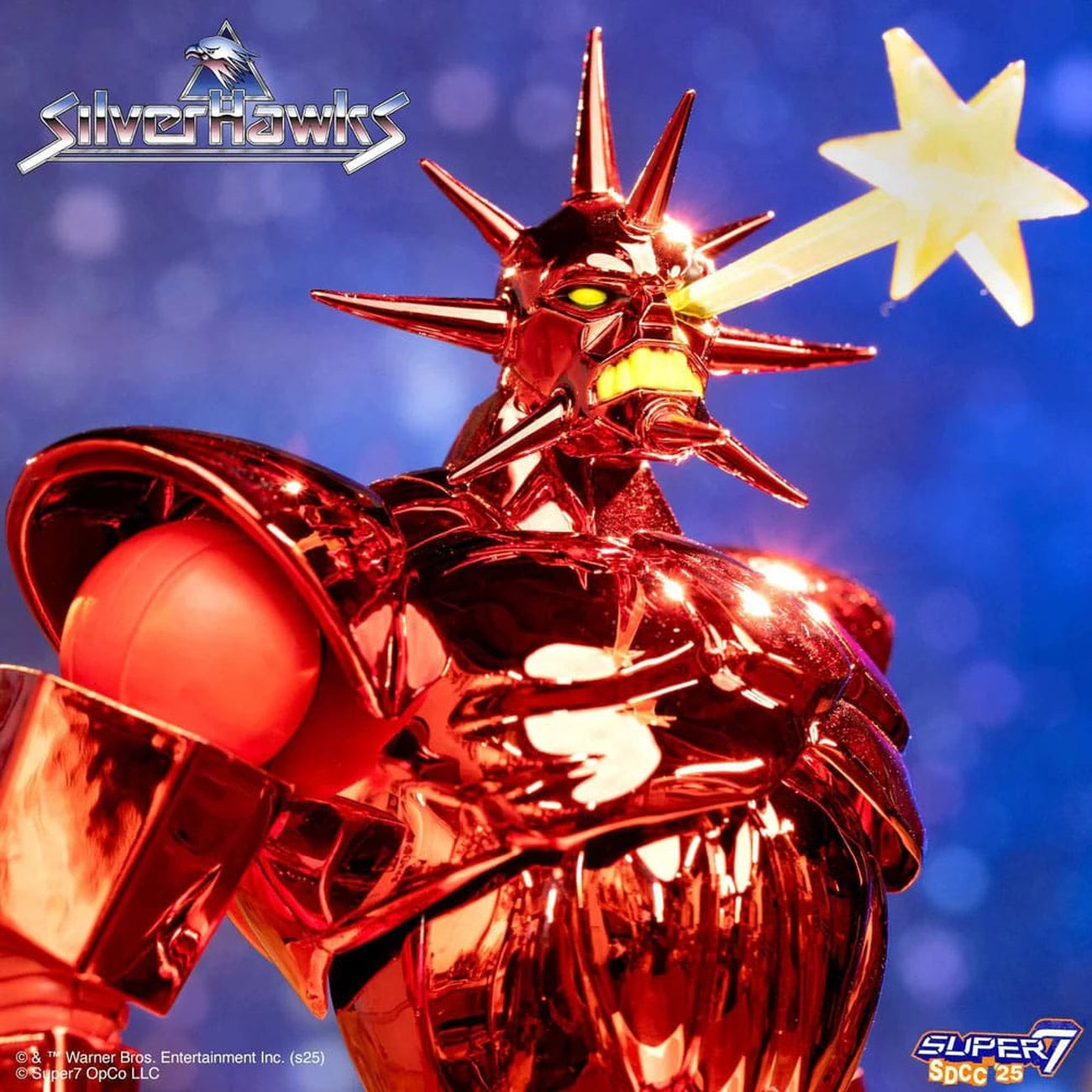 Immagine del prodotto SilverHawks Ultimates action figure Mon*Star Metallic Vac Metal 18 cm