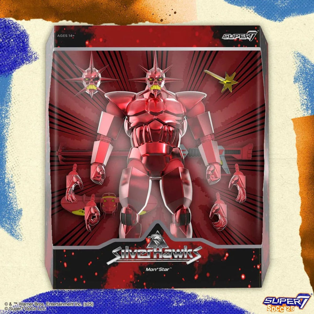 Immagine del prodotto SilverHawks Ultimates action figure Mon*Star Metallic Vac Metal 18 cm