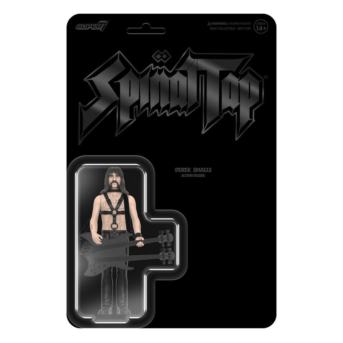 Produktbild Spinal Tap ReAction Actionfigur Wave 02 Derek Smalls (None More Black) 10 cm