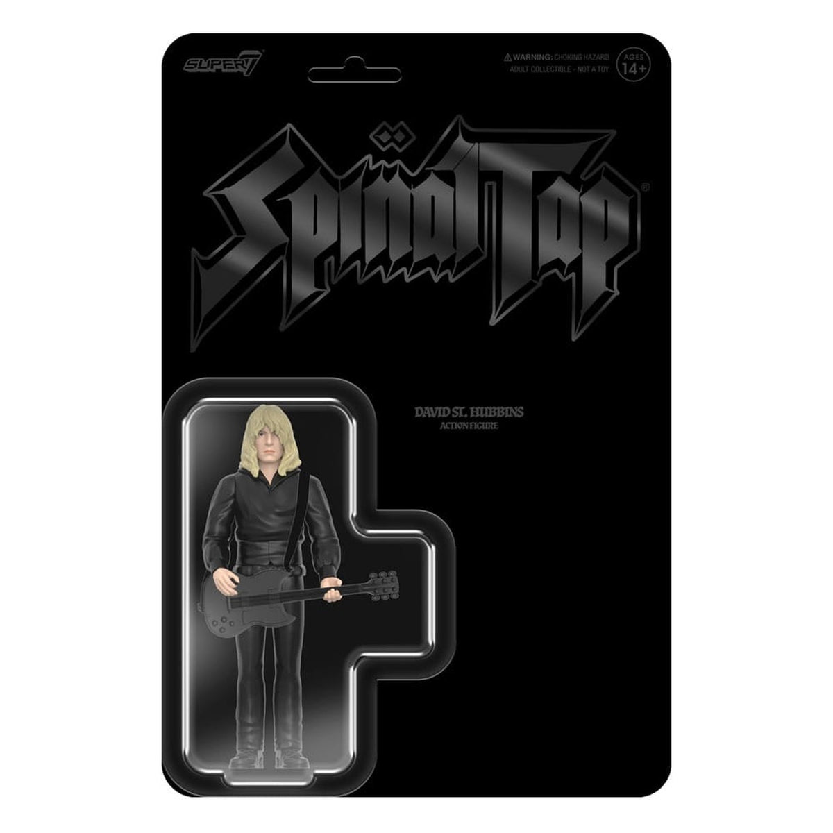 Produktbild Spinal Tap ReAction Actionfigur Wave 02 David St. Hubbins (None More Black) 10 cm