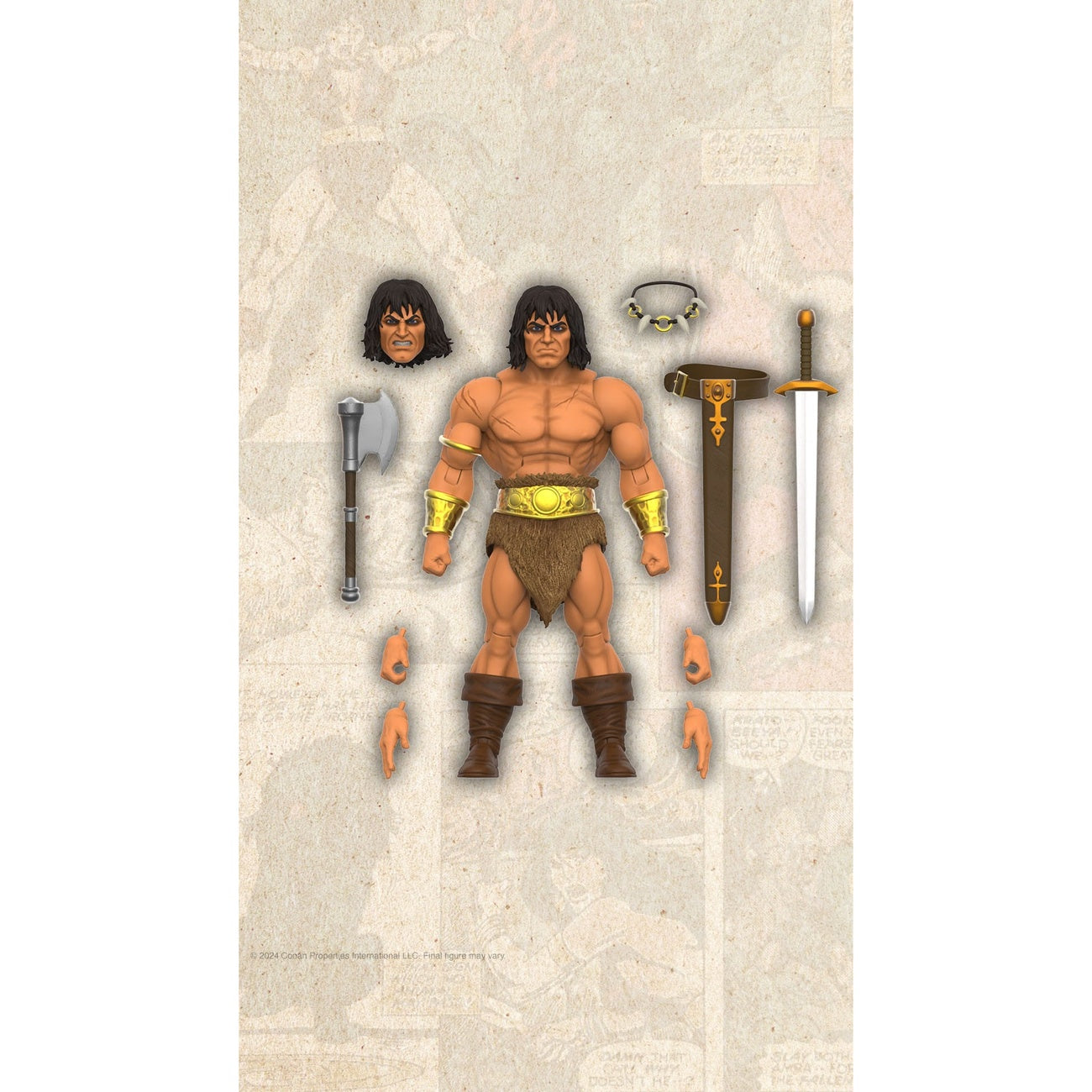 Image produit Conan le Barbare Figurine articulée Ultimates Conan the Barbarian 18 cm