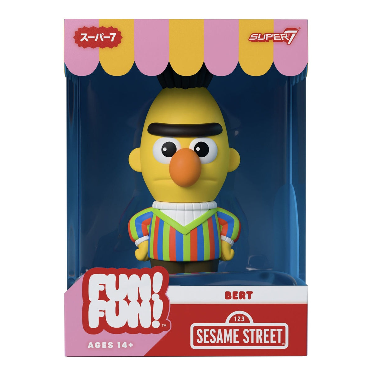 Immagine del prodotto Sesamo Street FUN! FUN! figure in soft vinyl Wave 02 Bert 13 cm