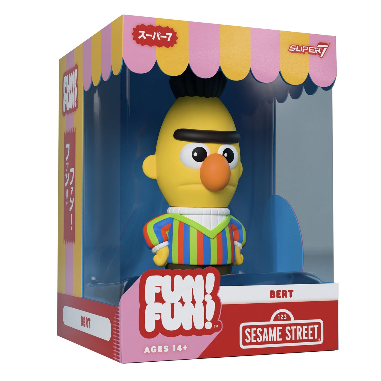 Immagine del prodotto Sesamo Street FUN! FUN! figure in soft vinyl Wave 02 Bert 13 cm