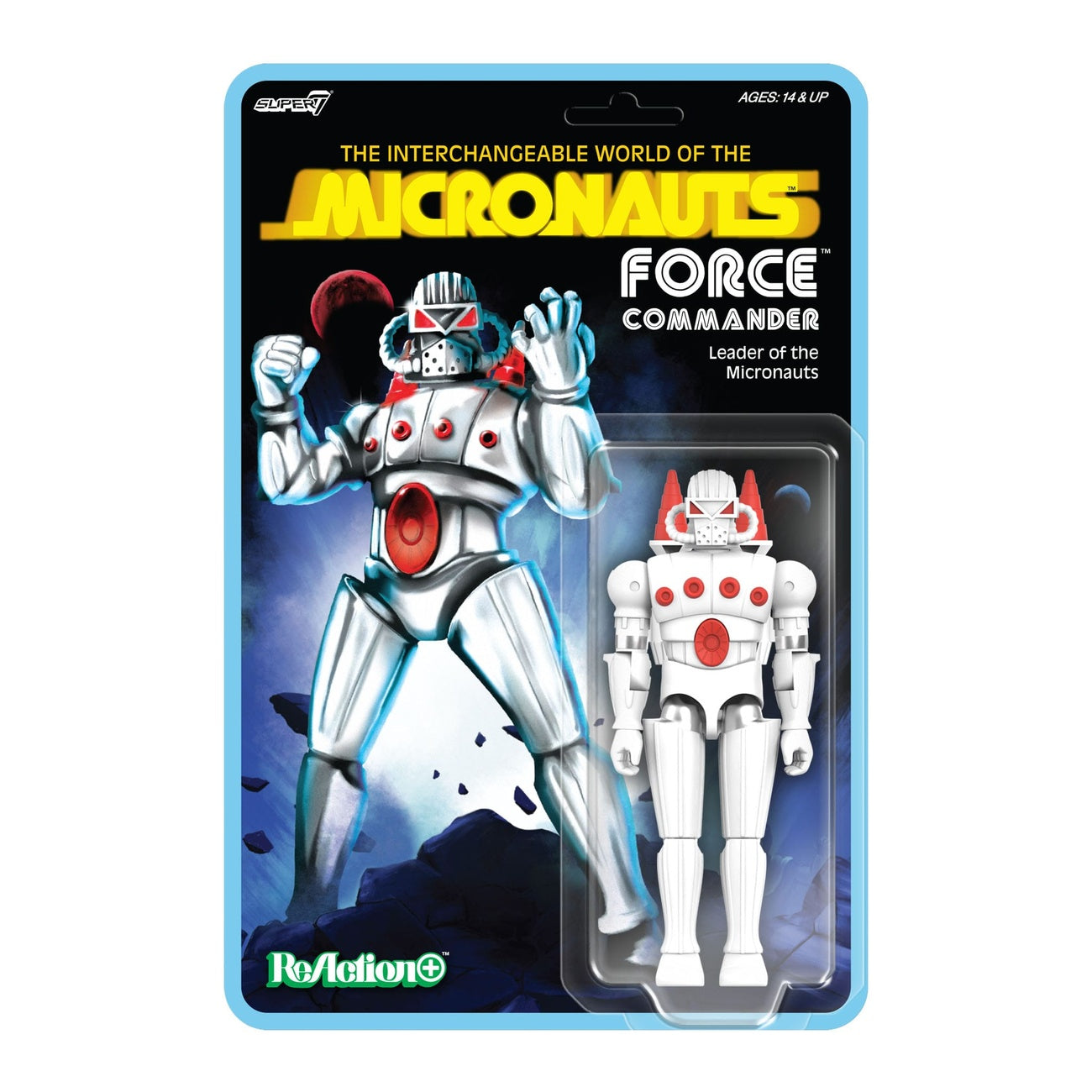 Produktbild Micronauts ReAction+ Actionfigur Wave 02 Force Commander 9 cm
