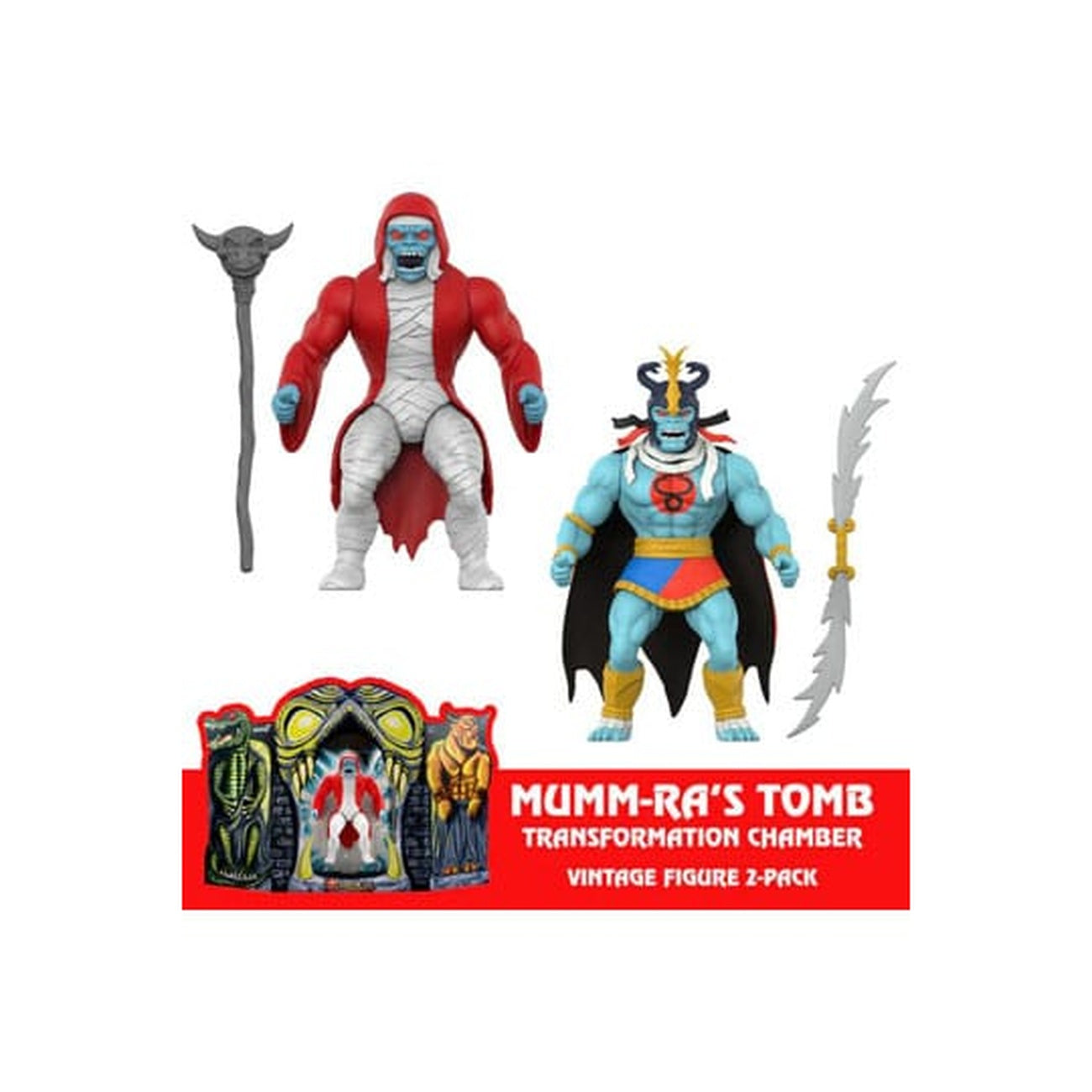 Image produit Thundercats Vintage Collection Lot de 2 figurines d'action Tombe de Mumm-Ra 14 cm