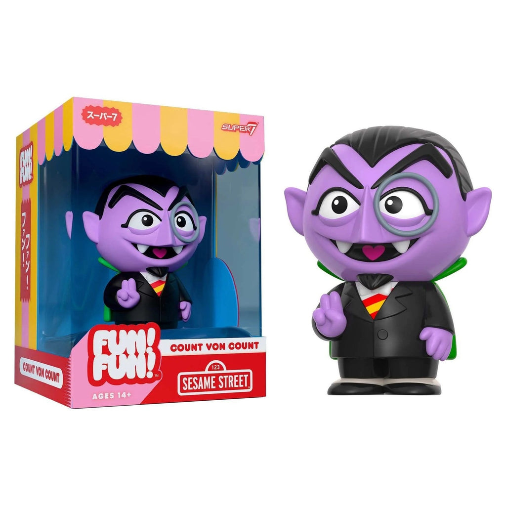 Immagine del prodotto Sesame Street Fun! Fun! Figure in morbido vinile Wave 01 - Count von Count 18 cm