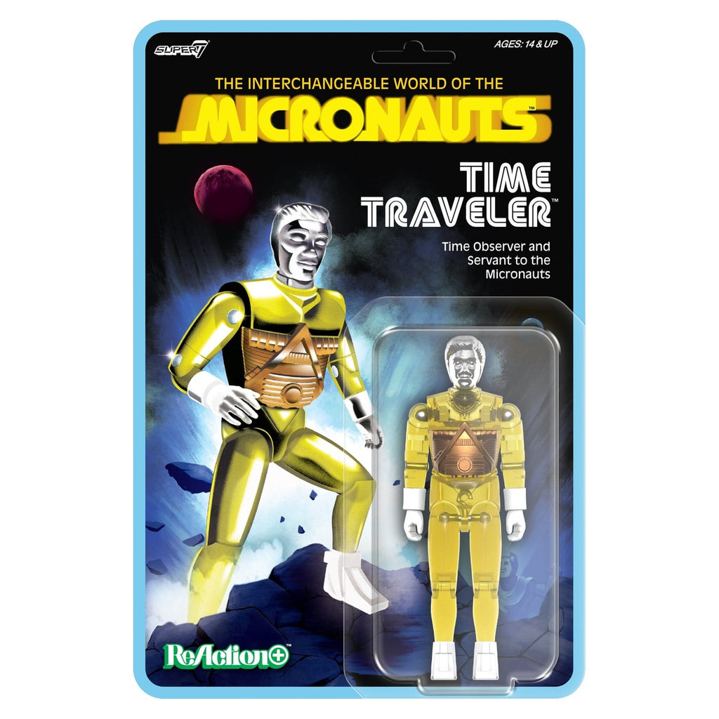 Produktbild Micronauts ReAction+ Actionfigur Wave 03 Time Traveler (Translucent Yellow) 10 cm