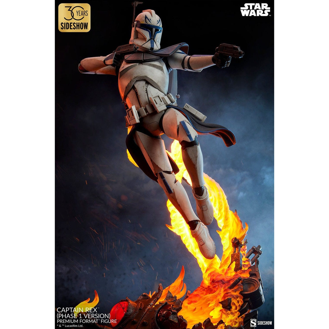 Image produit Star Wars Figurine Premium Format Captain Rex (Version Phase 1) Sideshow Exclusive 68 cm