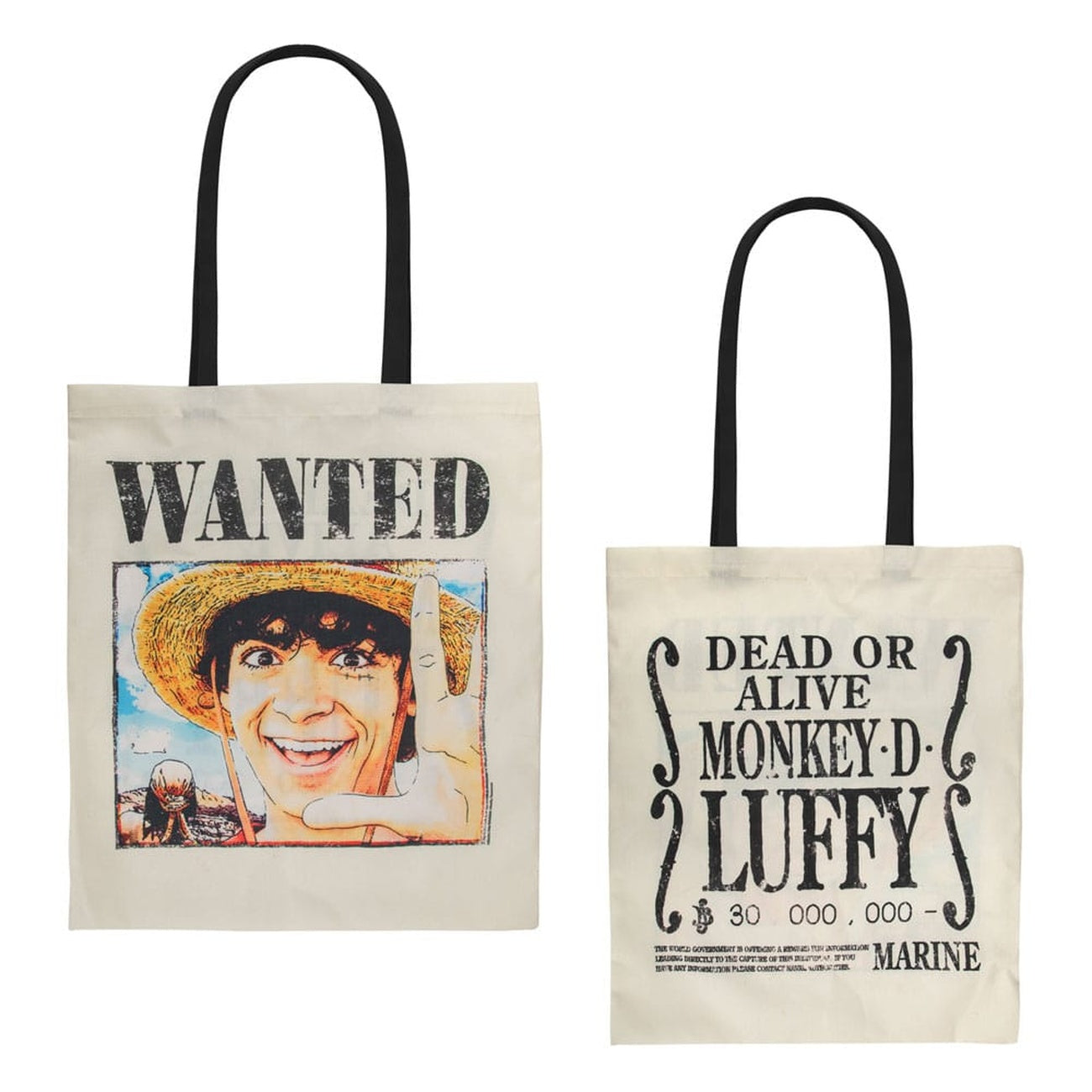 Image produit One Piece Tote Bag Avis de recherche Luffy