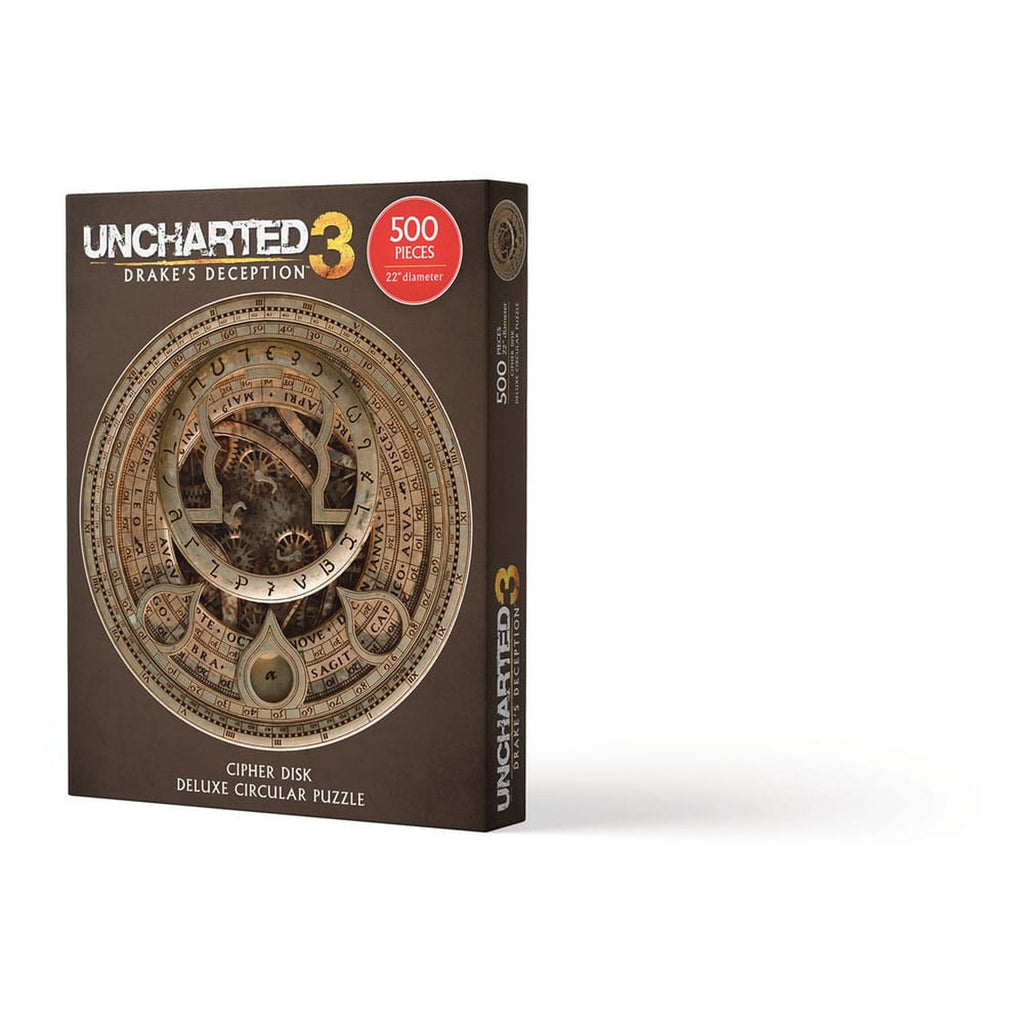 Produktbild Uncharted Puzzle Cipher Disk Circular Deluxe (500 Teile)