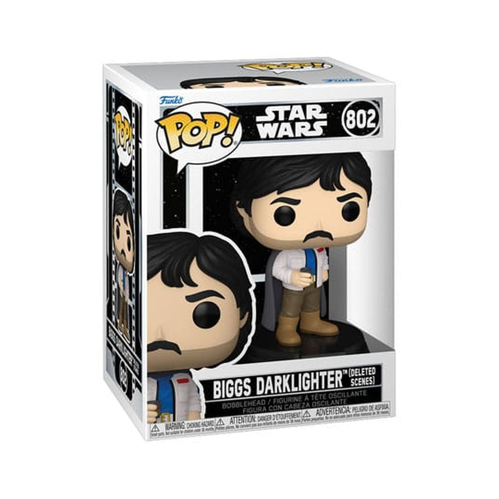 Image produit Star Wars POP! Figurine Bobble-Head Biggs Darklighter (Scènes coupées) 9 cm