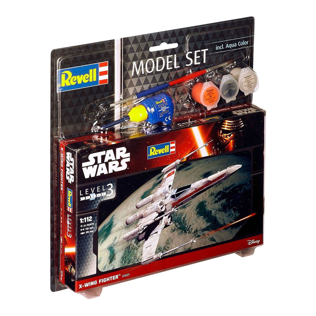 Image produit Star Wars Maquette 1/112 Model Set X-Wing Fighter 11 cm