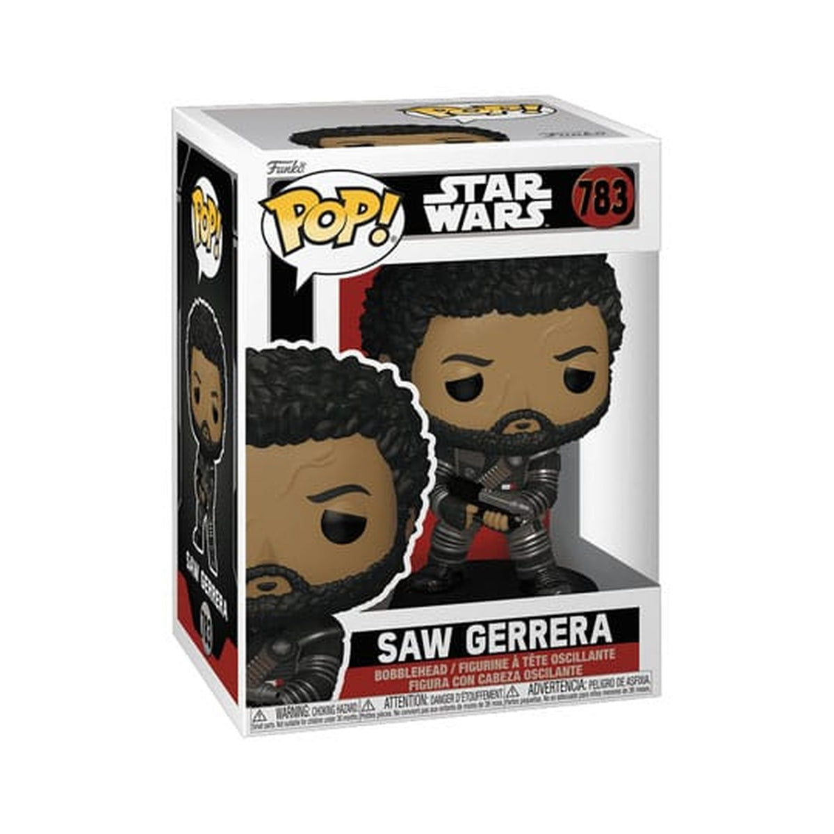 Image produit Star Wars : Andor Figurine POP! TV Saw Gerrera en vinyle 9 cm