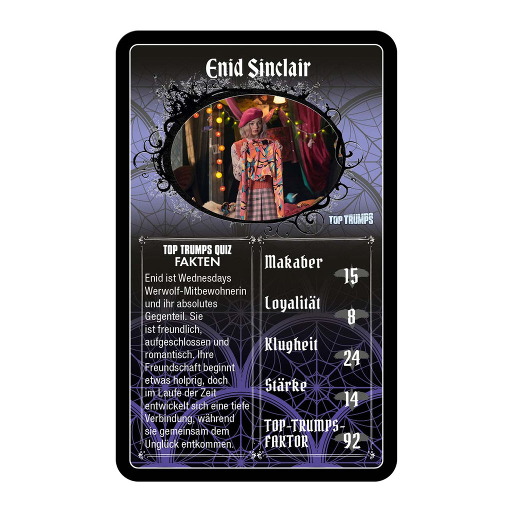 Immagine del prodotto Gioco di carte Wednesday Top Trumps *Versione tedesca*