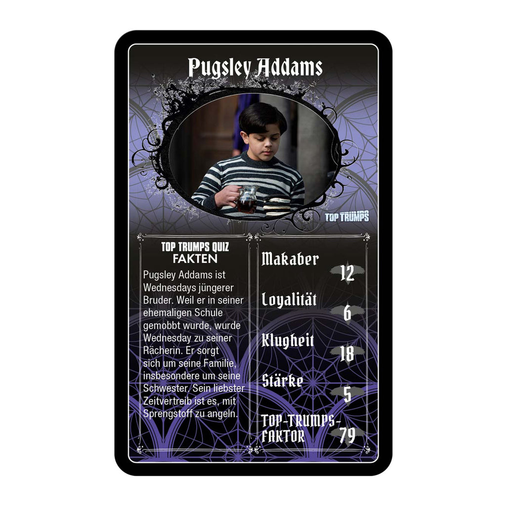 Immagine del prodotto Gioco di carte Wednesday Top Trumps *Versione tedesca*