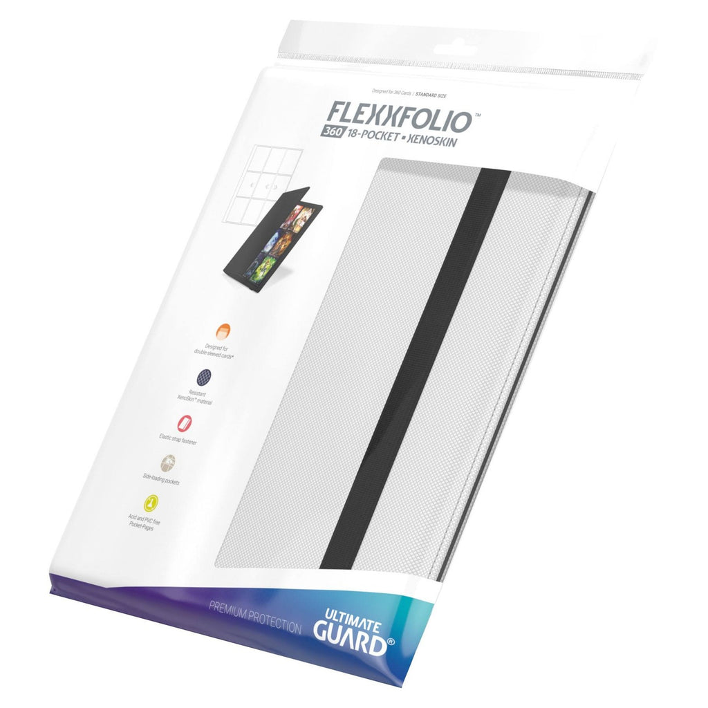 Immagine del prodotto Ultimate Guard Flexxfolio 360 con 18 tasche Xenoskin - Bianco