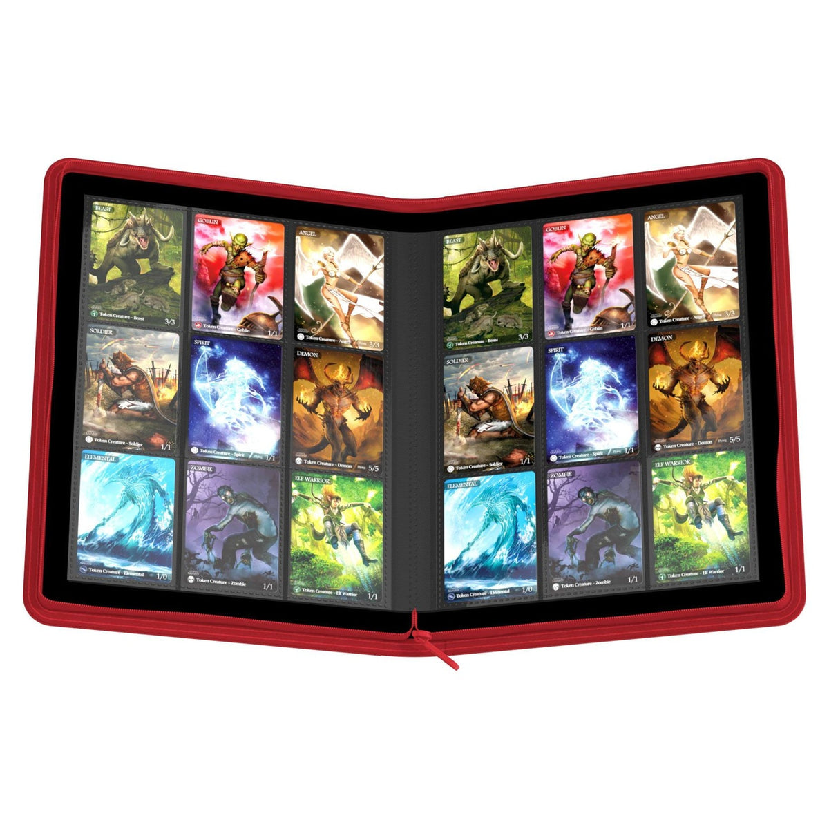 Immagine del prodotto Ultimate Guard Zipfolio 360 18-Pocket Xenoskin - Rosso