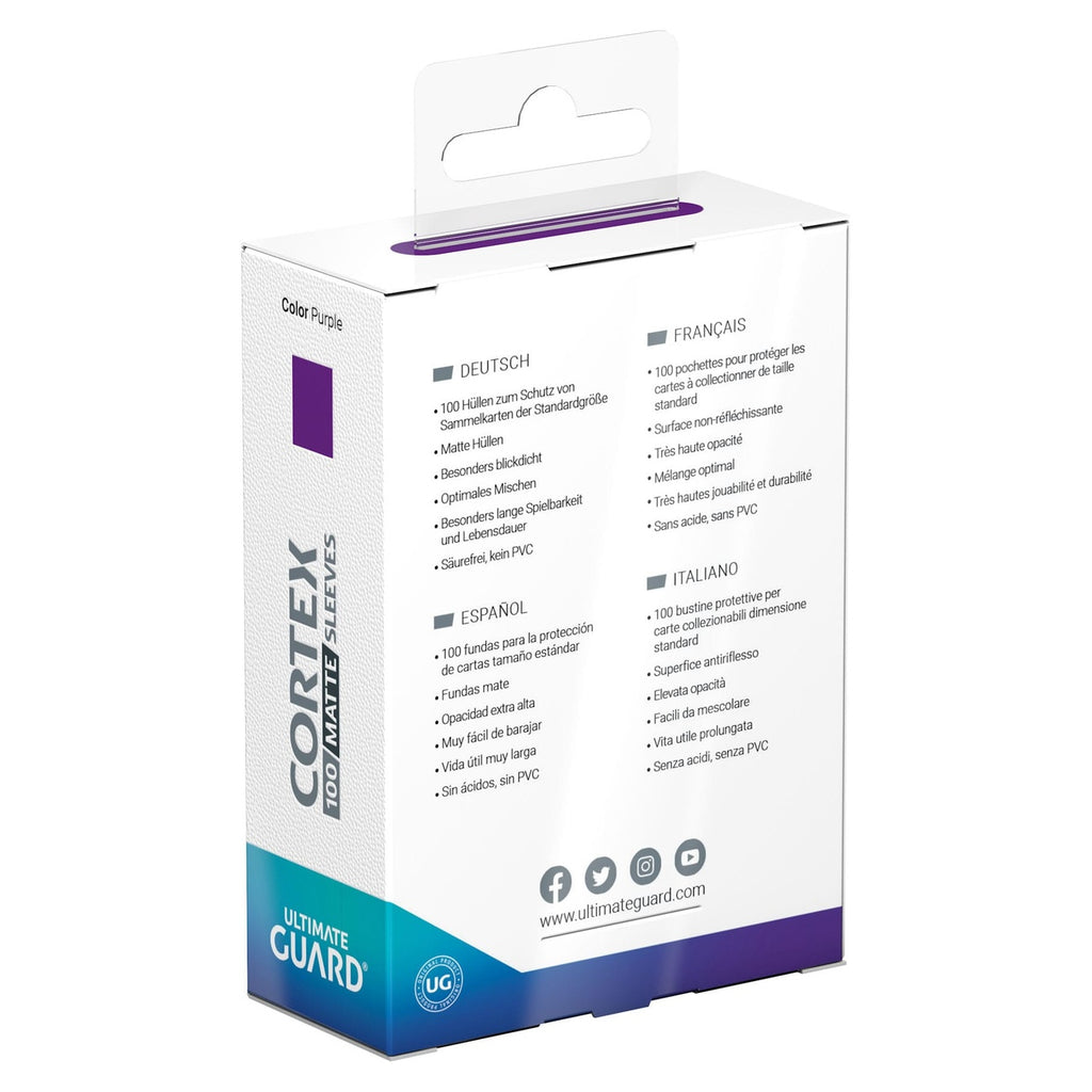 Produktbild Ultimate Guard Cortex Sleeves Matte Standard Size (100) - Purple