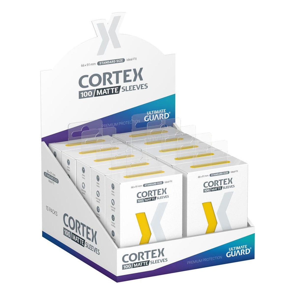 Immagine del prodotto Ultimate Guard Cortex Sleeves Opache Standard Size (100) - Giallo