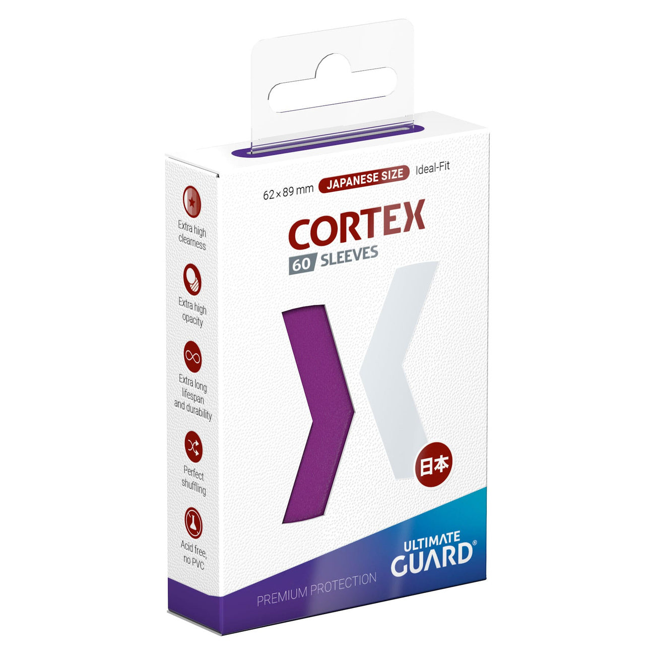 Image produit Ultimate Guard Cortex Sleeves format japonais (60) - Violet